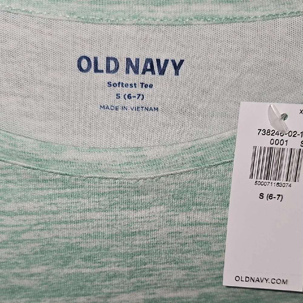 Old Navy NWT Girls Mint Green Top Size Small 6-7